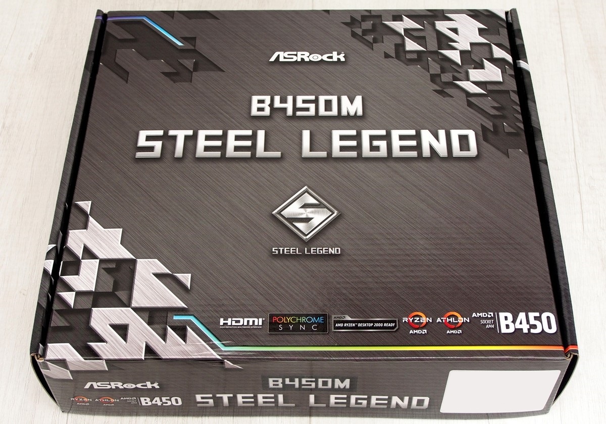 【心得】RGB 迷彩新風格ASRock B450M Steel Legend 簡單開箱 